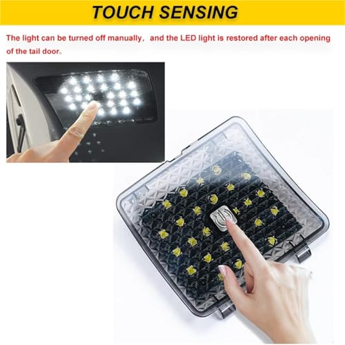 Luz trasera de maletero Toyota RAV4 con panel LED blanco de 5.ª gen 7