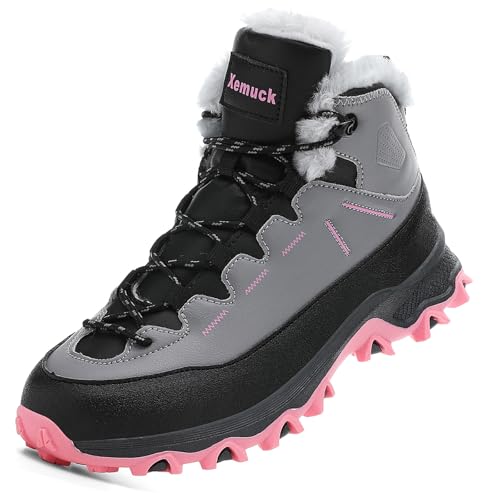 Xemuck Kinder Winterstiefel Wanderschuhe Jungen Trekking...