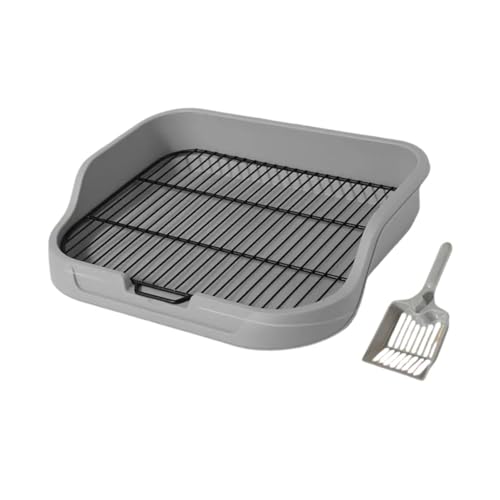 Bothyi Dog Toilet Indoor Dog Potty Tray Training Pads Holder Easy Clean Bedpan Pet Toilet Pet Litter Pan for Pets Dogs Pets Supplies, Small high Fence