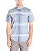 Calvin Klein Men's Short-Sleeve Yarn Dye Twill Dobby Shirt