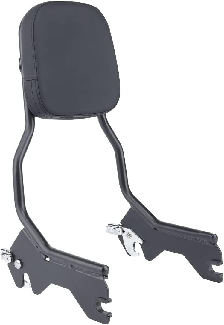 Detachable Sissy Bar for Harley Davidson Softail Models 2018-2024, Passenger Backrest for Softail Deluxe FLDE, Heritage Classic FLHC, Slim FLSL, Standard FXST 107, Street Bob FXBB (Black)