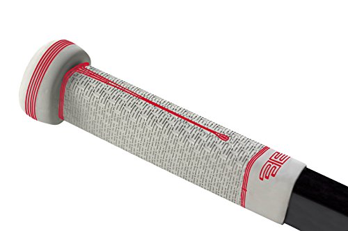 Buttendz Sentry Goalie Hockey Stick Replacement Grip (White/Red Drip) - Thumbnail 3