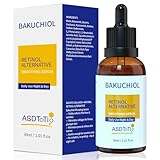 Bakuchiol Retinol Alternative Face Serum - With Niacinamide, Hyaluronic Acid & Vitamin E for Wrinkle Reduction Skin Firming & Smoothing, Sensitive Skin Care (1 fl.oz / 30ml)