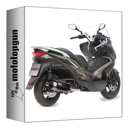 Ligne complete Mivv acier nocat resout la rouille du pot Kymco Downtown 300 2010 2011