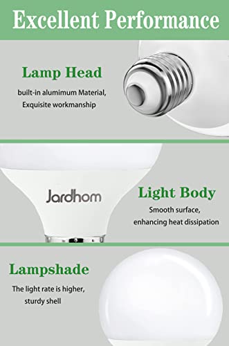 Jardhom 8 Pack Bright Bathroom Light Bulbs,100 Watt Equivalent 10W,E26 Medium Base,G25 Globe Light Bulbs For Bathroom Vanity,Non-Dimmable,Decorative Light Bulb,2700K Warm White Led Light Bulb #TOP3