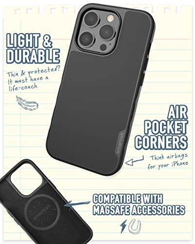 Image of Smartish - Lime Time - iPhone 15 Pro MagSafe Case - Gripmunk [Lightweight + Protective] Thin Cover - Fits iPhone 15 Pro