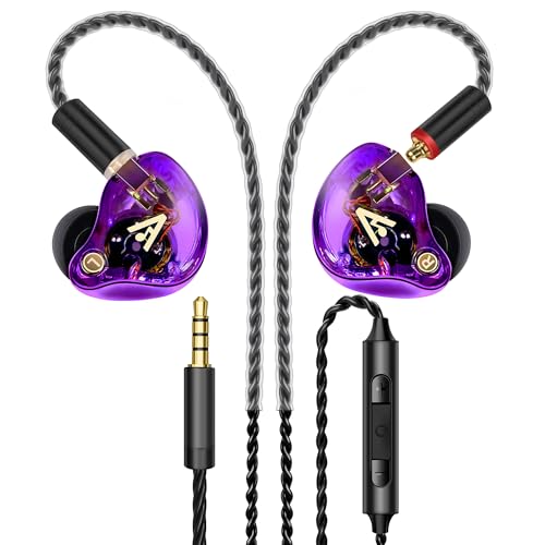 Image of Audiovance Vibes 202M HiFi Wired Earbuds in-Ear Monitor Headphones with Mic