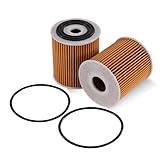 2PCS Oil Filter for MINI Cooper 1.6L L4 2002 2003 2004 2005 2006 2007 2008 Reference Number: