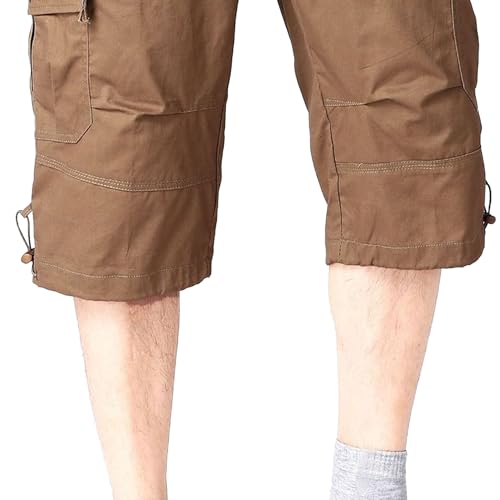 Shorts cargo para hombre debajo de la rodilla miniatura 4