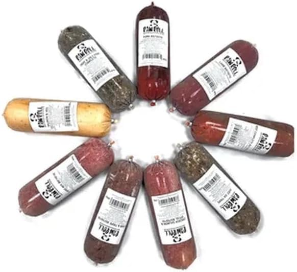 Pack of 40 premium Raw Rolls frozen dog food chubs 80/10/10 completes mince Chubs NO CHICKEN