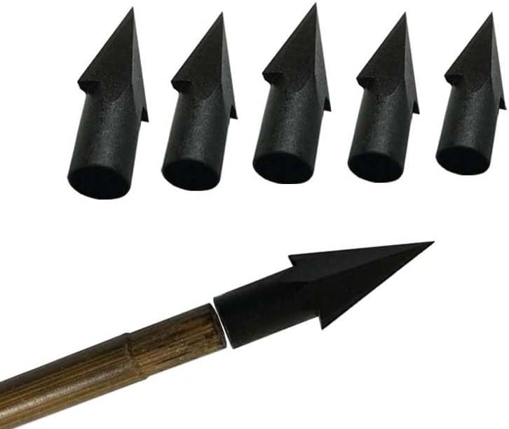 Traditional Broadheads ID 8mm Arrowheads Tips Arrow Metal Points Bow Hunting for Wooden Arrow Bamboo Arrow Archery