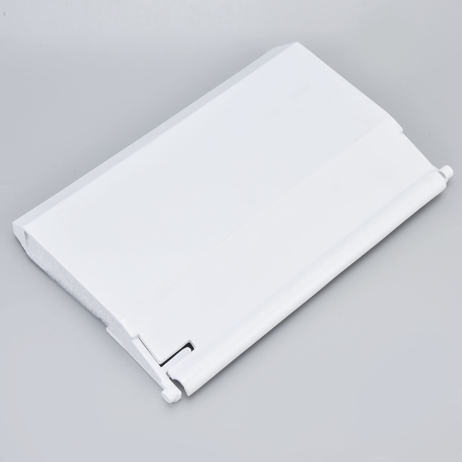 Porte Skimmer à Charnière Blanche, 2 Pièces Volet Déversoir pour Skimmer de Piscine, Trappe de Rechange pour Skimmer, Empêche Le Reflux des Déchets, 19,5x13,6 cm