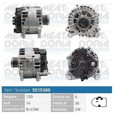 Meat & Doria 5515380 Alternador