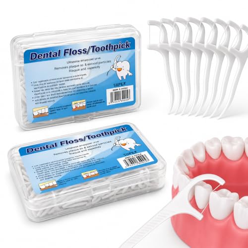 Fio Dental com Haste 2 em 1 Kit com 100 Unidades para Limpeza Bucal Profunda - Ideal para Viagens e Uso Diário - Pazie®