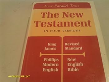 Hardcover New Testament in Four Versions Book