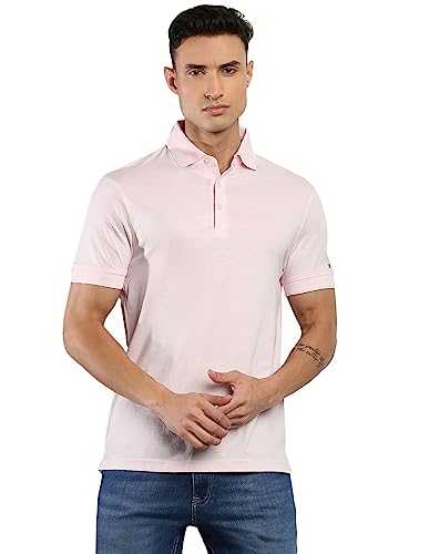 Image of Tommy Hilfiger Solid Cotton Blend Slim Fit Men's T-Shirt