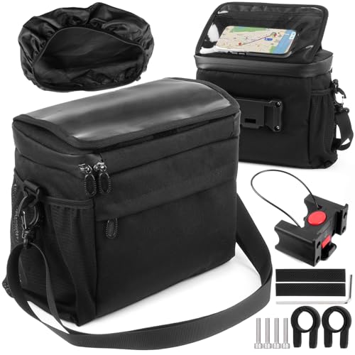 YADOBIG 6L Lenkertasche Fahrrad, Fahrradlenkertasche Smartphone,...