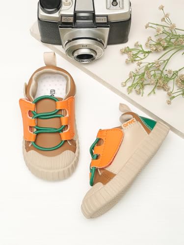 Image of ONYC Toddlers's Comfortable & Lightweight Lace-Free Sneakers - Yellow (Boys)