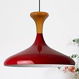DETTAGLIO IN LEGNO NEL DESIGN E UTILIZZO: La moderna lampada a sospensione è perfetta per corridoio, tromba delle scale, corridoio, cucina, veranda, sala da pranzo, camera da letto, soggiorno, ecc., Aggiungendo un senso di industriale e semplicità alla tua casa. Con il suo stile moderno, la plafoniera completa l'arredamento del tuo spazio offrendo uno stile vintage e moderno