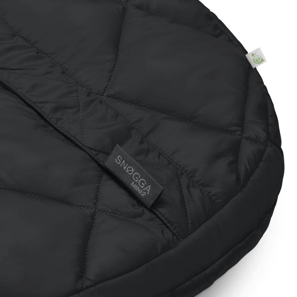 CYBEX Gold Saco cubrepiés Snøgga Mini 2, Para cochecitos, Desde el nacimiento a 24 meses aprox, TOG 4, Moon Black (Negro)