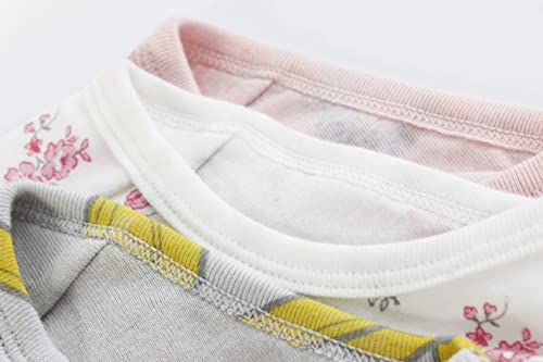 Kiench Girls' Underwear Cotton Toddler Little Girls Briefs Soft Panties 9-Pack3