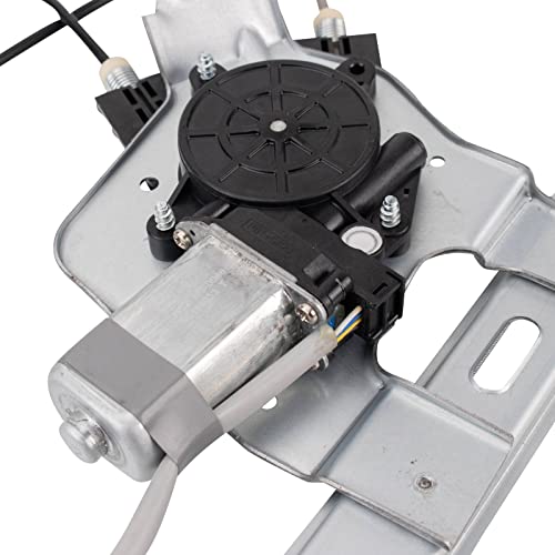 Image of TRQ Front Left Power Window Regulator & Motor Assembly Drivers Side Compatible with 2015-2020 Ford F-150 2017-2020 F-250 /F-350 /F-450 Super Duty F-550 Super Duty
