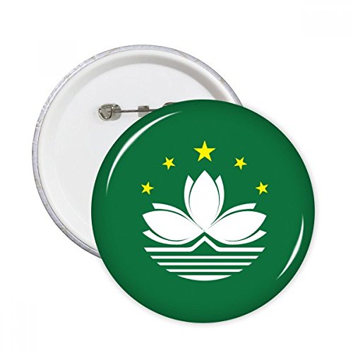 Badge Macao bouton XXL décoration de cadeau originale pour vêtements