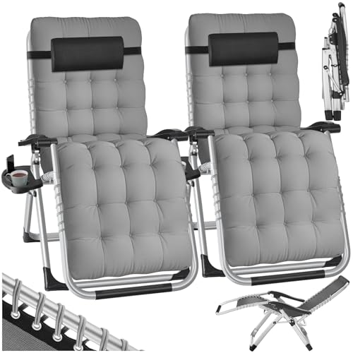 ERGONOMIA E VERSATILITÀ: Questo set di 2 sedia sdraio con imbottitura spessa e removibile per testa e corpo offre una regolazione continua dello schienale, garantendo il massimo relax. È l'opzione ideale per chi cerca un set di 2 lettino da giardino o di 2 lettino da spiaggia che combini funzionalità e comodità.