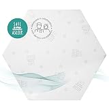 roba Laufgittermatratze 6 eckig - safe asleep - Baby Matratze für Laufgitter / Laufstall - Laufgittereinlage mit abnehmbarem Jacquard Bezug