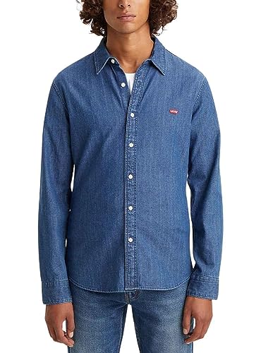 Levi's Long-Sleeve Battery Housemark Slim Camisa, Lyon Battery Hm, XL Hombre