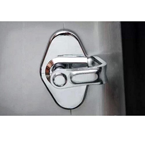 VIGORWORK 4pcs/Set Car Door Lock Cover Sticker Protective Case Trim for Buick New Regal 15 Lacrosse Encore EXCELLE Stainless Steel Car Styling