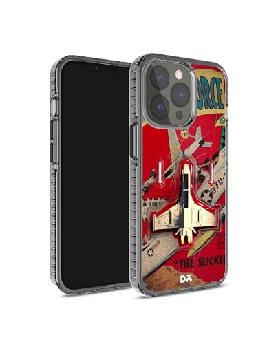 Image of DailyObjects Case for iPhone 15 Pro Max Compatible with Mag-Safe Wireless Charging, Stride 2.0 Jet Ranger Slim Shockproof Back Cover with Inner Magnetic Ring