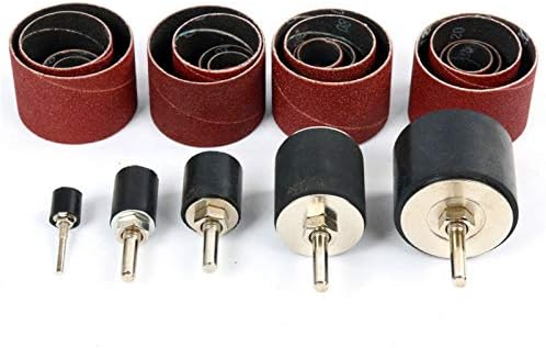 New SANDING ROUND DRUM SET FOR WOOD DRILL PRESS SANDER SLEEVES TOOL WOODWORKING KIT,