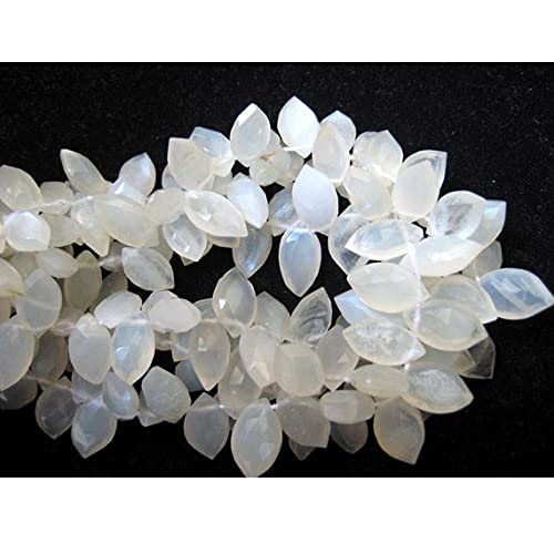 Collier pierre de lune blanche marquise LKBEADS idéal pour une soirée élégante