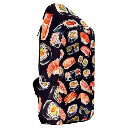 Mochila de hombro enrollable multicolor, bolsa compacta de 16x36.5x8.4cm para el día a día 4