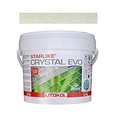 Starlike EVO Crystal Glass Tile Grout Translucent Epoxy 700 5.5 lbs.