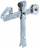 Zinc galvanizado plateado GAH-Alberts 137496 - Tope de puerta (para hormigón, regulable, 300 x 240 mm)