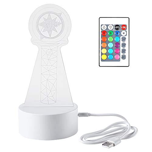 WGEEEY Kpop Stray Kids 16 Colors LED USB Acrylic Night Light with Remote Control for Home Room Decoration by WGEEEY - Used condition - US$15.64