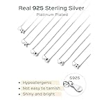 ChicSilver Sterling Silver Initial Bracelet Letters Personalized Heart Bracelet Hypoallergenic Dainty Bracelets for Women - Image 4