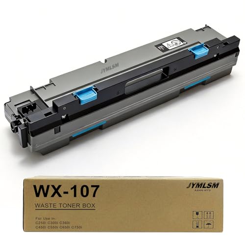 JYMLSM WX-107 WX107 Waste Toner Box Compatible for Konica Minolta Bizhub C250i C300i C360i C450i C550i C650i C750i Waste Toner Container 1 Pack