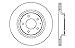 StopTech 127.45072R Sport Drilled/Slotted Brake Rotor (Rear Right), 1 Pack