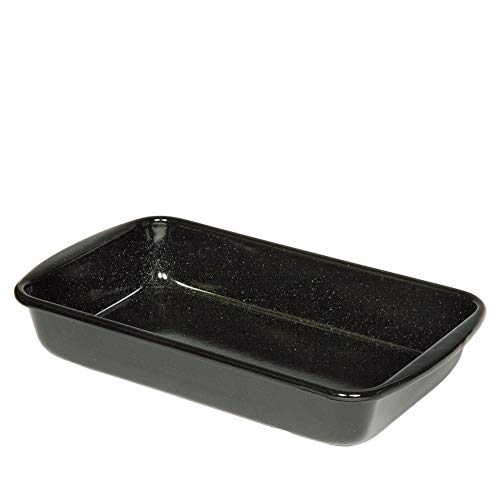 Riess0435-022 Classic-Fry Pans Rectangular Baking, Diameter-32 X cm Black
