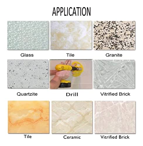 gatenzoeker 17 Delige Gatenzaag Set Verstelbare Diamant Bits Tegel Glas Bits Gids Armaturen Armaturen Locators Opening… - Afbeelding 7