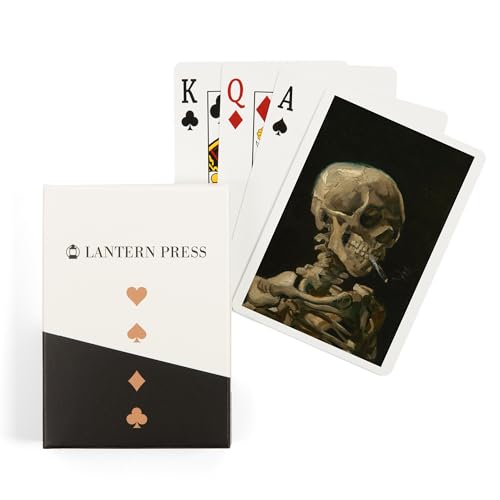 Head of a Skeleton with a Burning Cigarette, Baraja póker 52 cartas