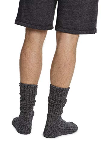 Barefoot Dreams CozyChic Men Ribbed Socks Heathered, Crew Socks2