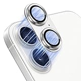 SeGinn iPhone 17 対応 カメラフィルム レンズカバー アイフォン 17 金属ケース 高透過率 露出オーバー防止 防爆裂 耐衝撃 キズ防止 防塵 全面保護 気泡ゼロ 貼り付け簡単 アルミ合金＋強化ガラス製 iPhone 17 用 レンズフィルム （シルバー）
