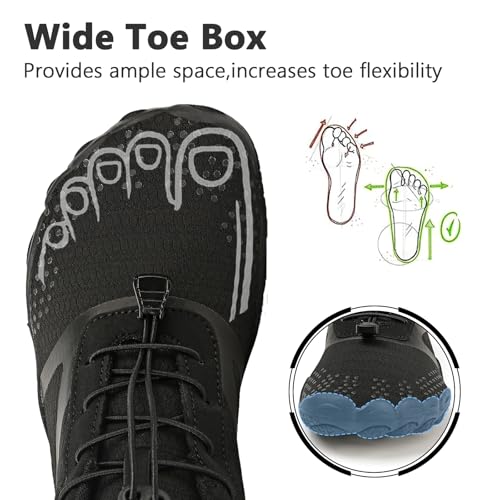 Barefoot Shoes Mens Womens Minimalist Cross Training Shoes with Wide Toe Box Athletic Zero Drop Trail Walking Hiking Running Sneakers3