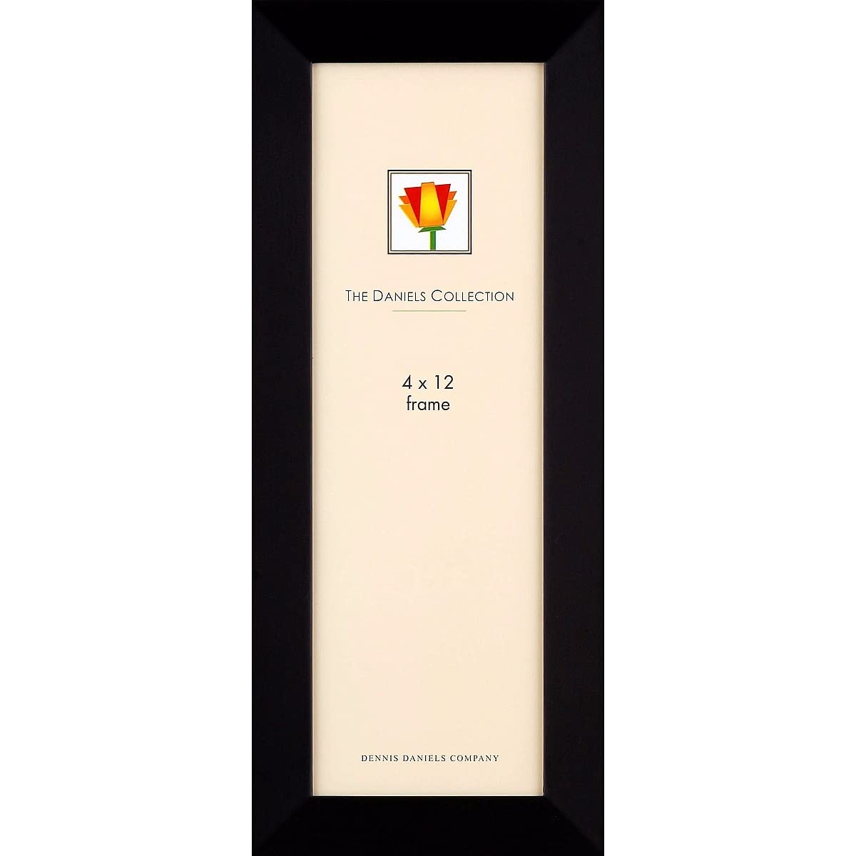 Bevelled black classic panoramic 12x4 frame by Dennis Daniels® - 4x12