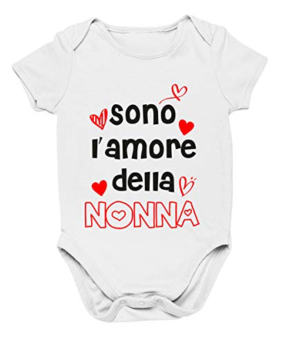 Body Nonna - Sono l' Amore della Nonna - in Cotone...