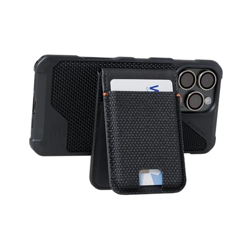 Image of Urban Armor Gear (UAG Metropolis Magnetic Wallet, RFID Blocking, Holds Up to 6 Cards, Built-in Kickstand, Magnetic Phone Wallet Compatible with iPhone & Galaxy Phones, PU Vegan Leather